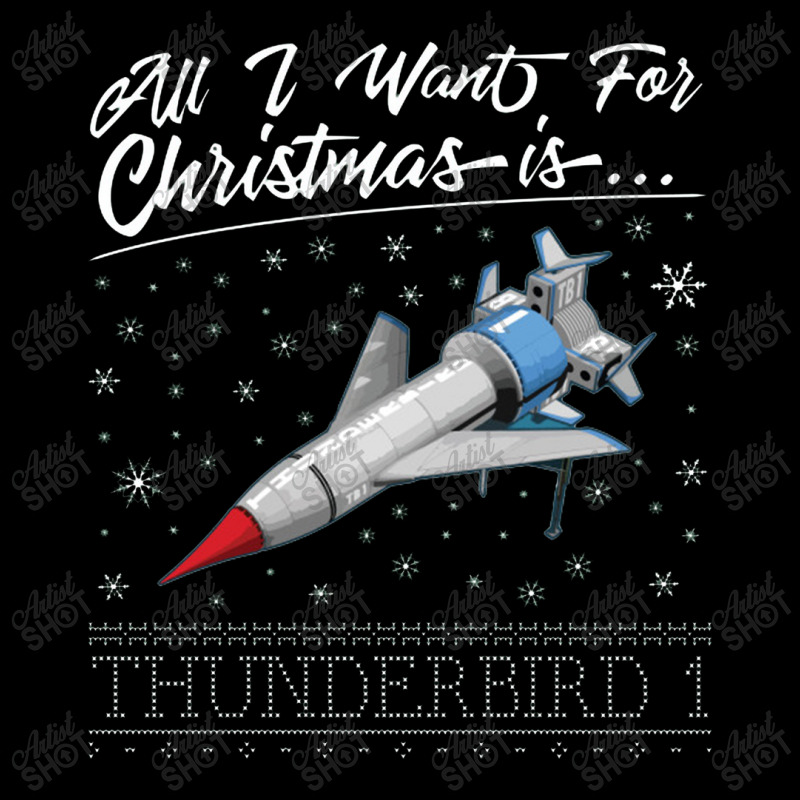 All I Want For Christmas Is Thunderbird V-neck Tee | Artistshot