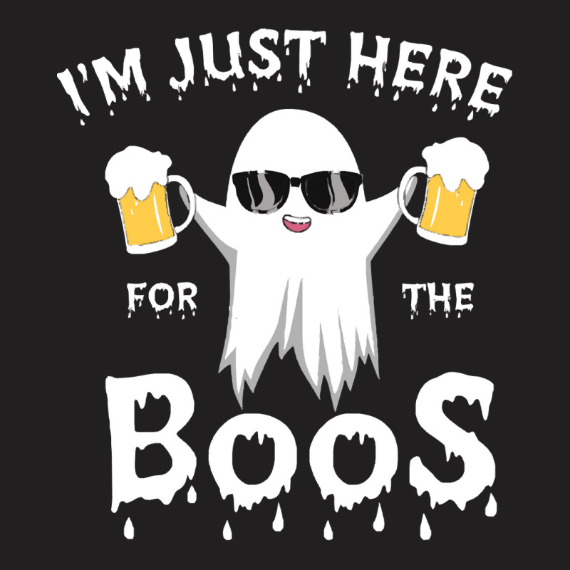 Funny Halloween Costumes T  Shirt Halloween I Am Just Here For Beer Bi T-Shirt by orangesagreement | Artistshot