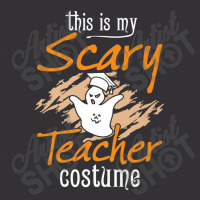 This Is My Scary Teacher Costume Funny Halloween Mask Vintage Hoodie | Artistshot