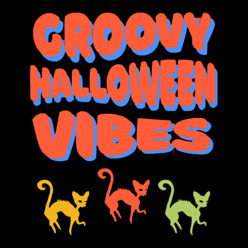 Groovy Halloween Vibes T  Shirt Groovy Halloween Vibes Cats Retro Colo Zipper Hoodie by orangesagreement | Artistshot