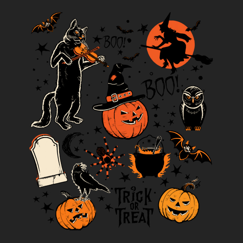 Halloween Black Cat T  Shirt Halloween Black Cat Boo Boo Trick Or Trea 3/4 Sleeve Shirt by orangesagreement | Artistshot