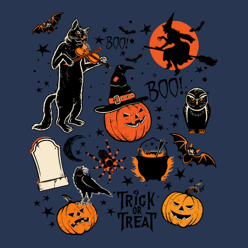 Halloween Black Cat T  Shirt Halloween Black Cat Boo Boo Trick Or Trea Men Denim Jacket by orangesagreement | Artistshot