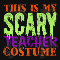 This Is My Scary Teacher Costume Halloween Cute Animations Characters Portrait Canvas Print | Artistshot