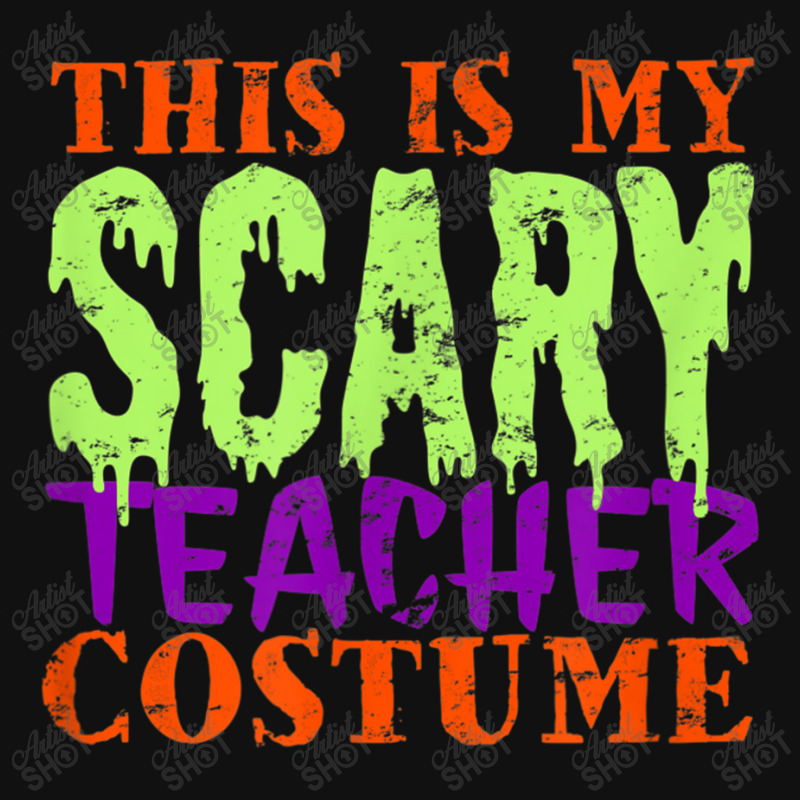 This Is My Scary Teacher Costume Halloween Cute Animations Characters Portrait Canvas Print | Artistshot