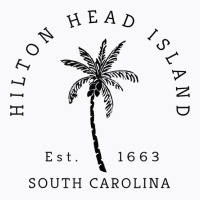 Retro Cool Original Hilton Head Island Palm Tree Novelty Art T Shirt T-shirt | Artistshot