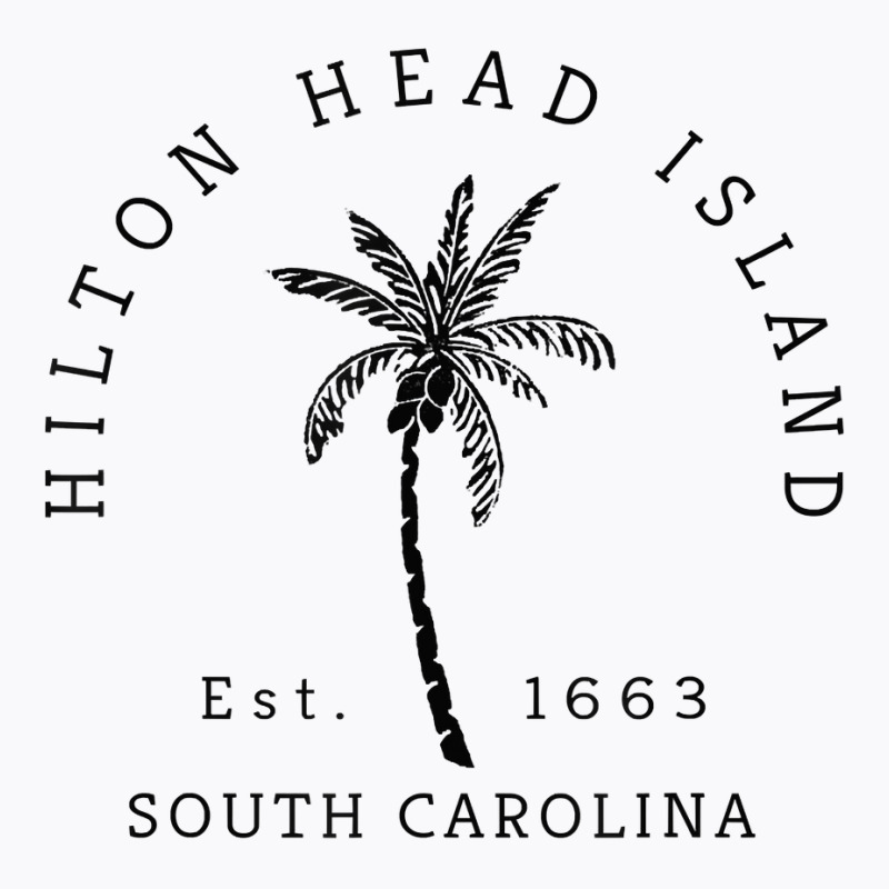 Retro Cool Original Hilton Head Island Palm Tree Novelty Art T Shirt T-Shirt by RolaLuken | Artistshot