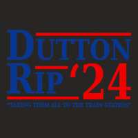 Dutton Rip 2024 , Taking Them All To The Train Station Ladies Fitted T-shirt | Artistshot