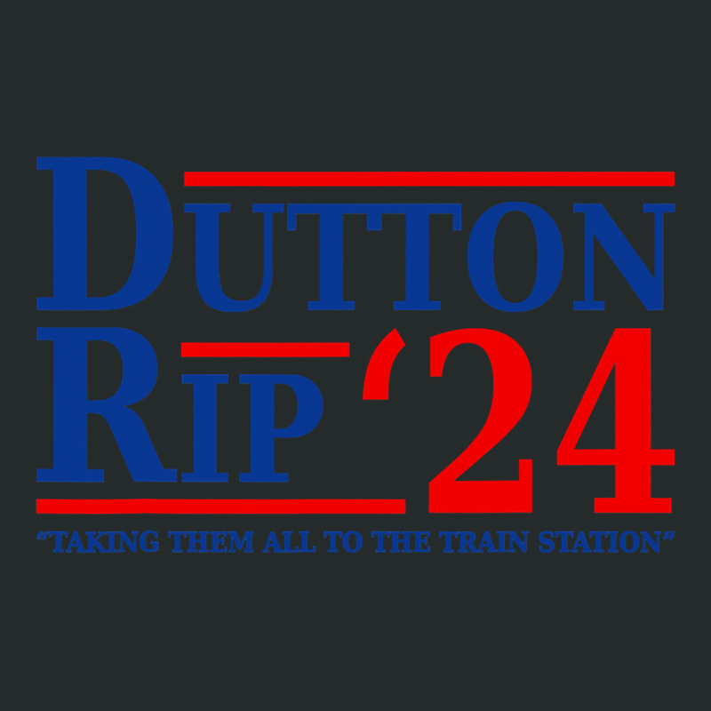 Dutton Rip 2024 , Taking Them All To The Train Station Women's Triblend Scoop T-shirt by VictorCruz | Artistshot