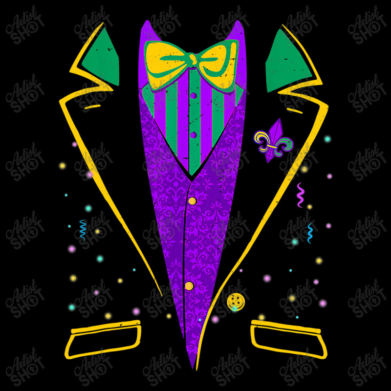 Mardi Gras Tuxedo Costume  Carnival Parade Design Zipper Hoodie | Artistshot