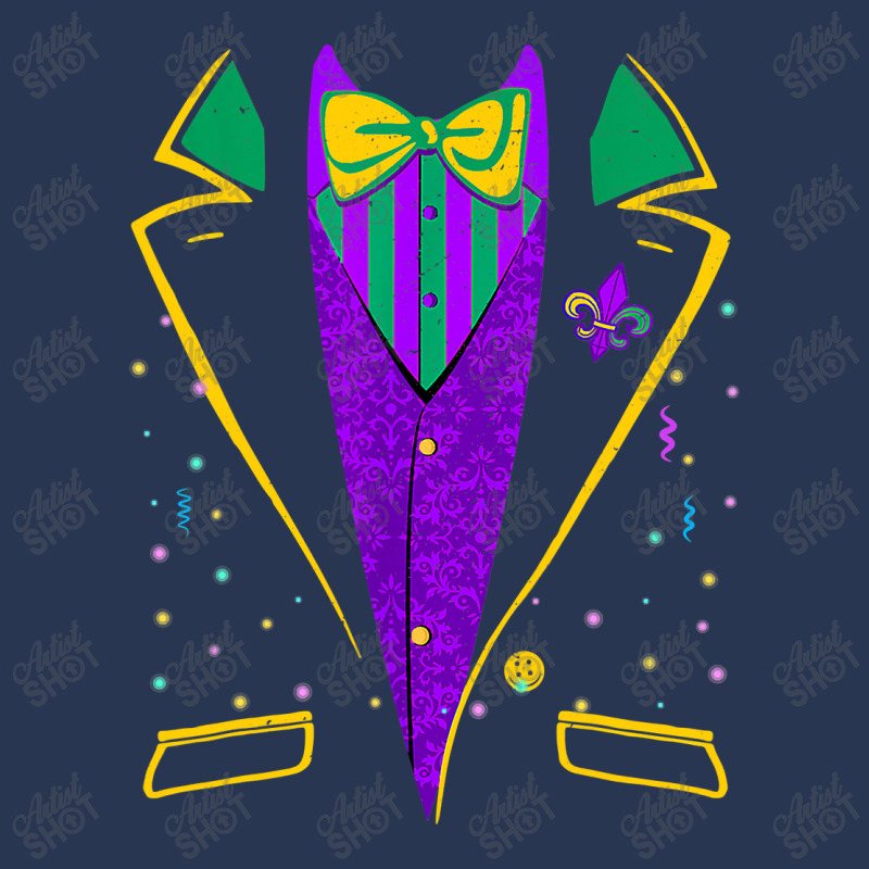 Mardi Gras Tuxedo Costume  Carnival Parade Design Men Denim Jacket | Artistshot