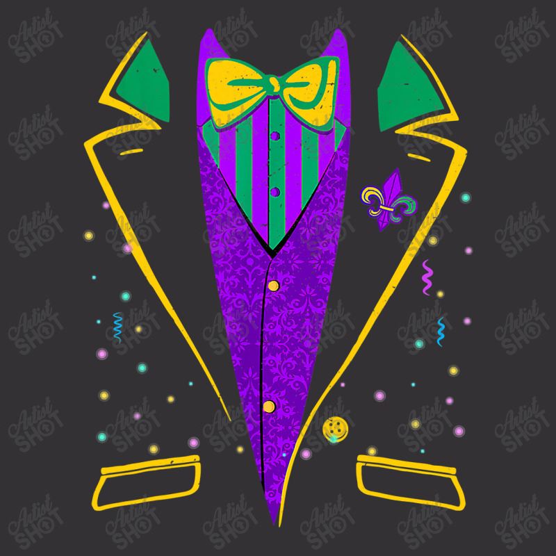 Mardi Gras Tuxedo Costume  Carnival Parade Design Vintage Hoodie | Artistshot