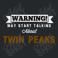 Warning May Start Talking About Twin Peaks Crewneck Sweatshirt | Artistshot