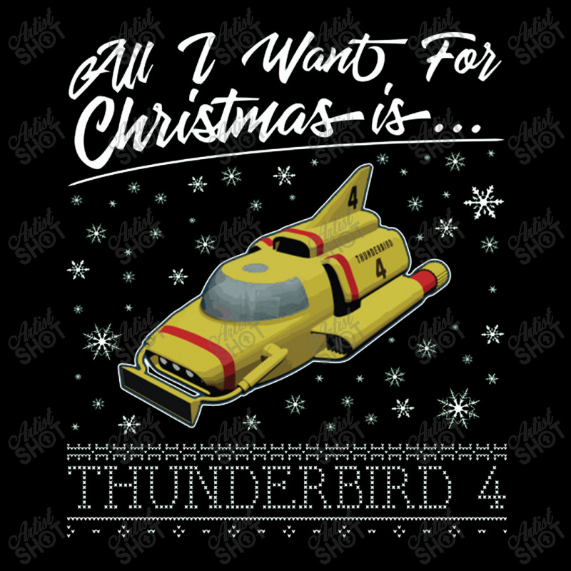 All I Want For Christmas Is Thunderbird 4 Thunderbirds Pocket T-shirt | Artistshot