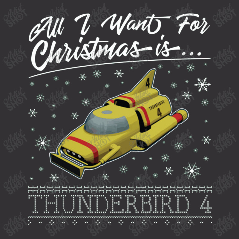 All I Want For Christmas Is Thunderbird 4 Thunderbirds Vintage Short | Artistshot