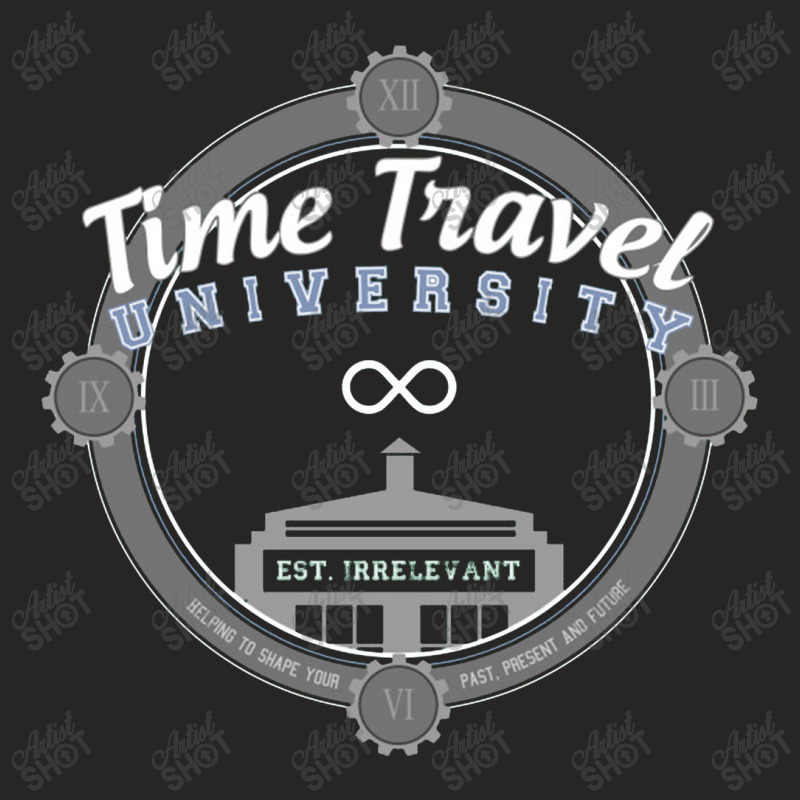 Time Travel University  Back To The Future Ladies Fitted T-Shirt by jammuter | Artistshot