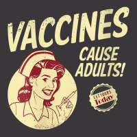 Womens Funny Pro Vaccination Vaccines Cause Adults Vaccinated V Neck T Ladies Curvy T-shirt | Artistshot