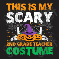 Womens Funny This Is My Scary 2nd Grade Teacher Costume Halloween Gift T-shirt | Artistshot