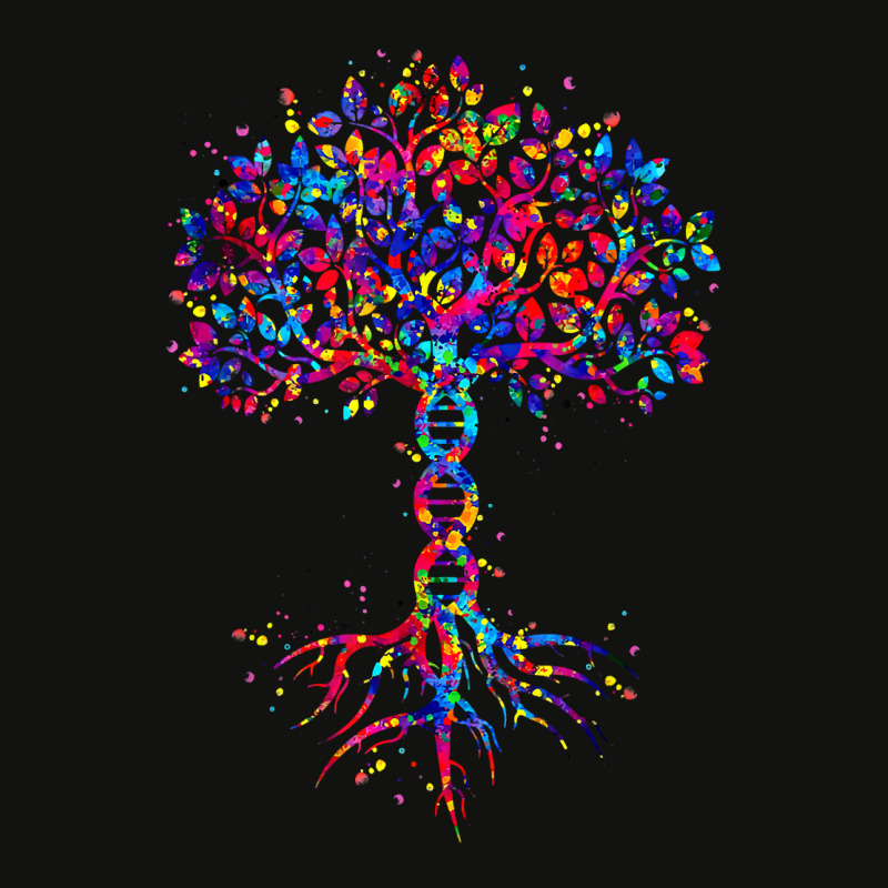 Dna Tree Life Watercolor Genetic Biologist Science Earth Day T Shirt Scorecard Crop Tee by kalerttjay | Artistshot