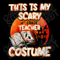 Womens This Is My Scary 4th Grade Teacher Costume Halloween Party Char Adjustable Cap | Artistshot