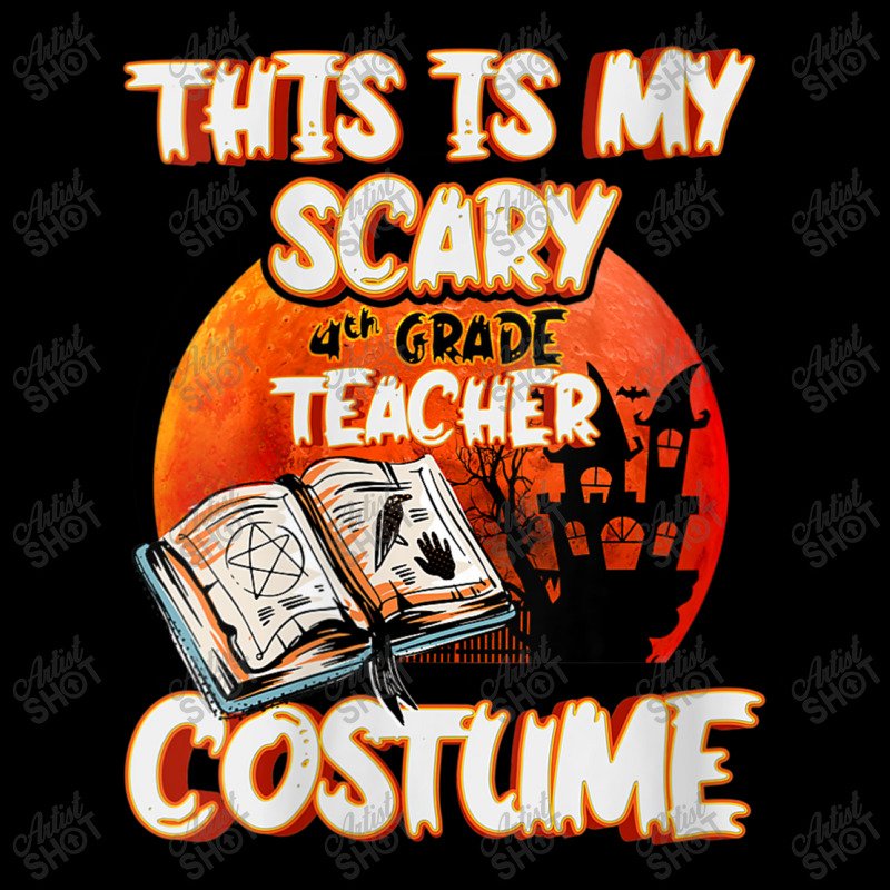 Womens This Is My Scary 4th Grade Teacher Costume Halloween Party Char Adjustable Cap | Artistshot