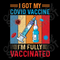 I Got Vaccine, I'm Fully Vaccinated Cropped Hoodie | Artistshot