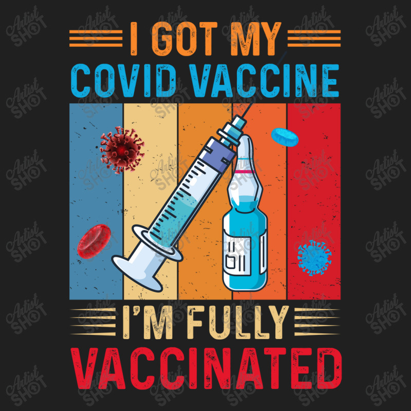 I Got Vaccine, I'm Fully Vaccinated Ladies Polo Shirt by Zero_art | Artistshot