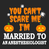 Can't Scare Me Married An Anesthesiologist Doctor Halloween Premium Men's T-shirt Pajama Set | Artistshot