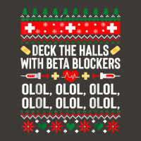 Deck The Halls With Beta Blockers Nurse Christmas Ugly Xmas T Shirt Bucket Hat | Artistshot