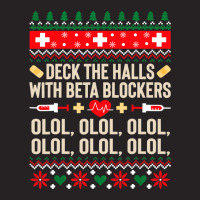 Deck The Halls With Beta Blockers Nurse Ugly Christmas Sweatshirt Vintage Cap | Artistshot