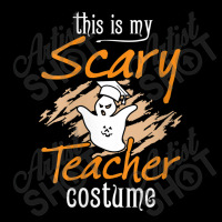 Womens This Is My Scary Teacher Costume Halloween Ghost Funny Gift V-neck Tee | Artistshot