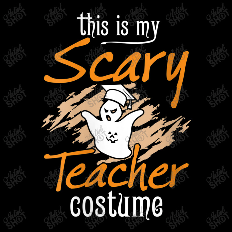 Womens This Is My Scary Teacher Costume Halloween Ghost Funny Gift V-neck Tee | Artistshot