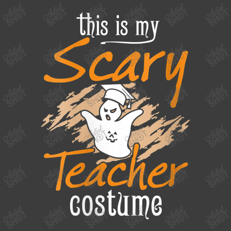 Womens This Is My Scary Teacher Costume Halloween Ghost Funny Gift Men's Polo Shirt | Artistshot