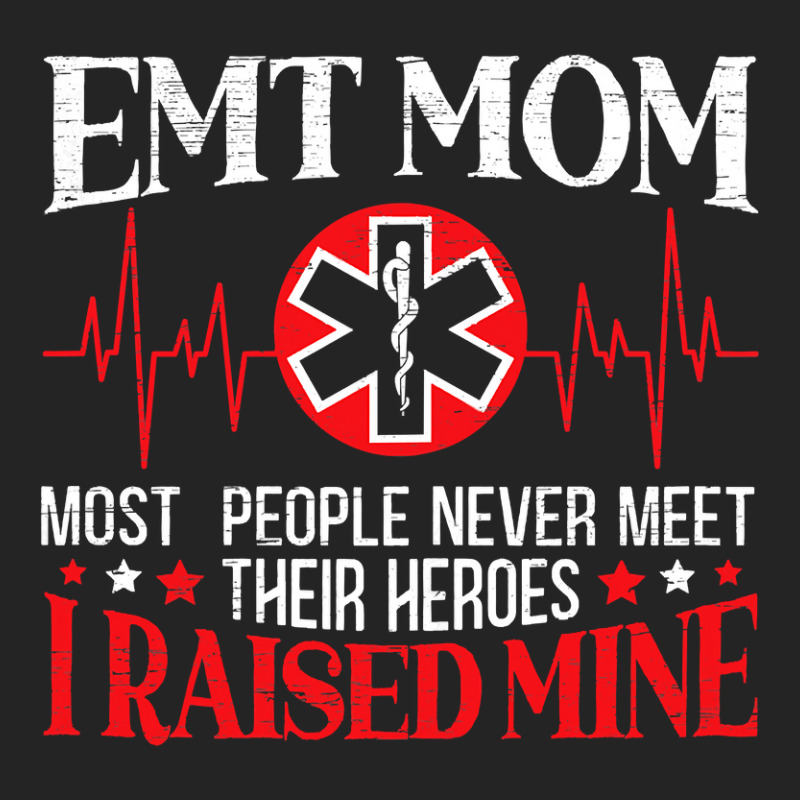 Womens Emt Mom Emergency Medical Technician Mothers Day Ambulance 3/4 Sleeve Shirt | Artistshot