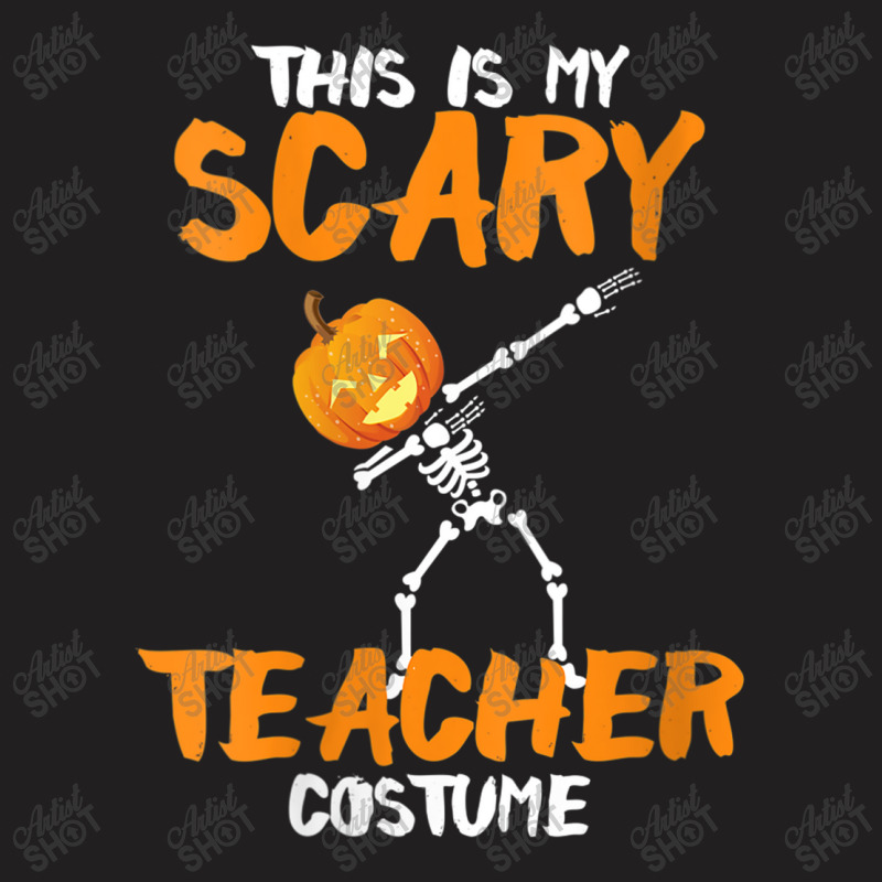 Womens This Is My Scary Teacher Halloween Costume Art Character T-shirt | Artistshot