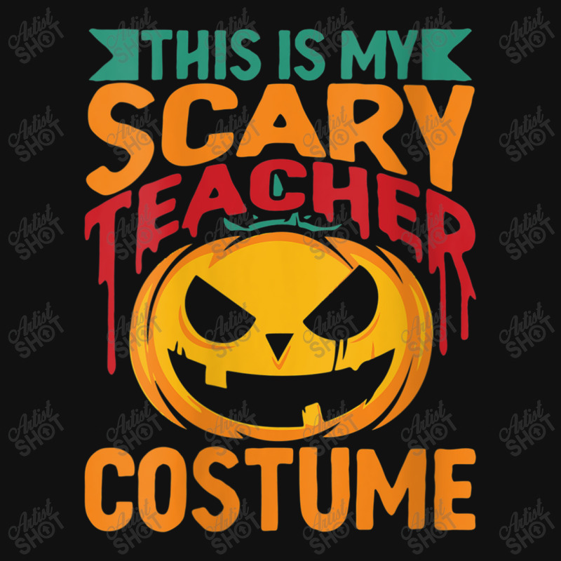 Womens This Is My Scary Teacher Lazy Halloween Costume Design Characte Skinny Tumbler | Artistshot