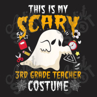 Womens This Is My Scary Third Grade Costume Teacher Halloween Characte T-shirt | Artistshot