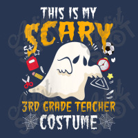 Womens This Is My Scary Third Grade Costume Teacher Halloween Characte Men Denim Jacket | Artistshot