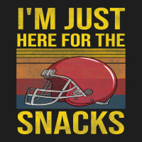 Im Just Here For The Snacks Women Football Gameday Classic T-shirt | Artistshot