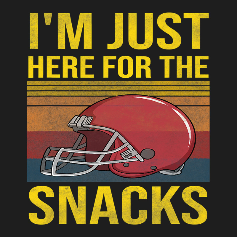 Im Just Here For The Snacks Women Football Gameday Classic T-shirt by pester | Artistshot