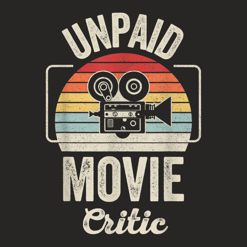 Retro Vintage Unpaid Movie Critic Film Cinema Motion Picture T Shirt Ladies Fitted T-Shirt by walkersnoelan | Artistshot