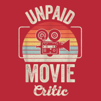 Retro Vintage Unpaid Movie Critic Film Cinema Motion Picture T Shirt Women's V-neck T-shirt | Artistshot