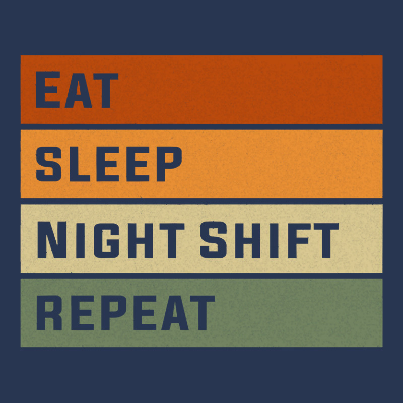 Eat Sleep Night Shift Repeat Funny Night Shift Nurse Sweatshirt Men Denim Jacket | Artistshot