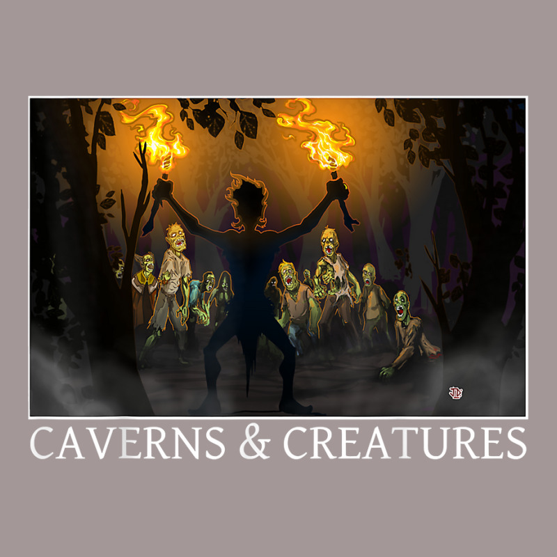 Zombie Attack Caverns & Creatures T Shirt Vintage Short | Artistshot