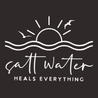 Saltwater Heals Everything   Summer Vacation Long Sleeve T Shirt Racerback Tank | Artistshot