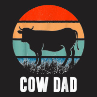 Cow Dad Funny Dairy Farmer Cow Father's Day T-shirt | Artistshot