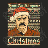 Adequate Christmas   Parks And Recreation Ladies Fitted T-shirt | Artistshot