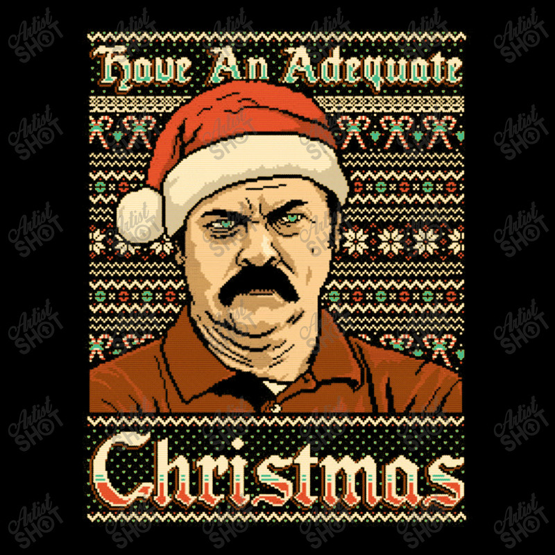 Adequate Christmas   Parks And Recreation Cropped Sweater by baruklambi | Artistshot