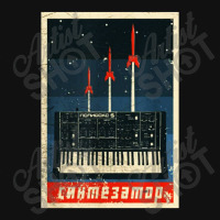 Vintage Synthesizer Landscape Canvas Print | Artistshot