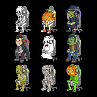 Gaming Halloween Skeleton Vampire Gamer Zombie Boys Kids Tank Top V-neck Tee | Artistshot