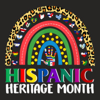 Gift National Hispanic Heritage Month Flags Hispanic Pride Belize For Ladies Fitted T-shirt | Artistshot